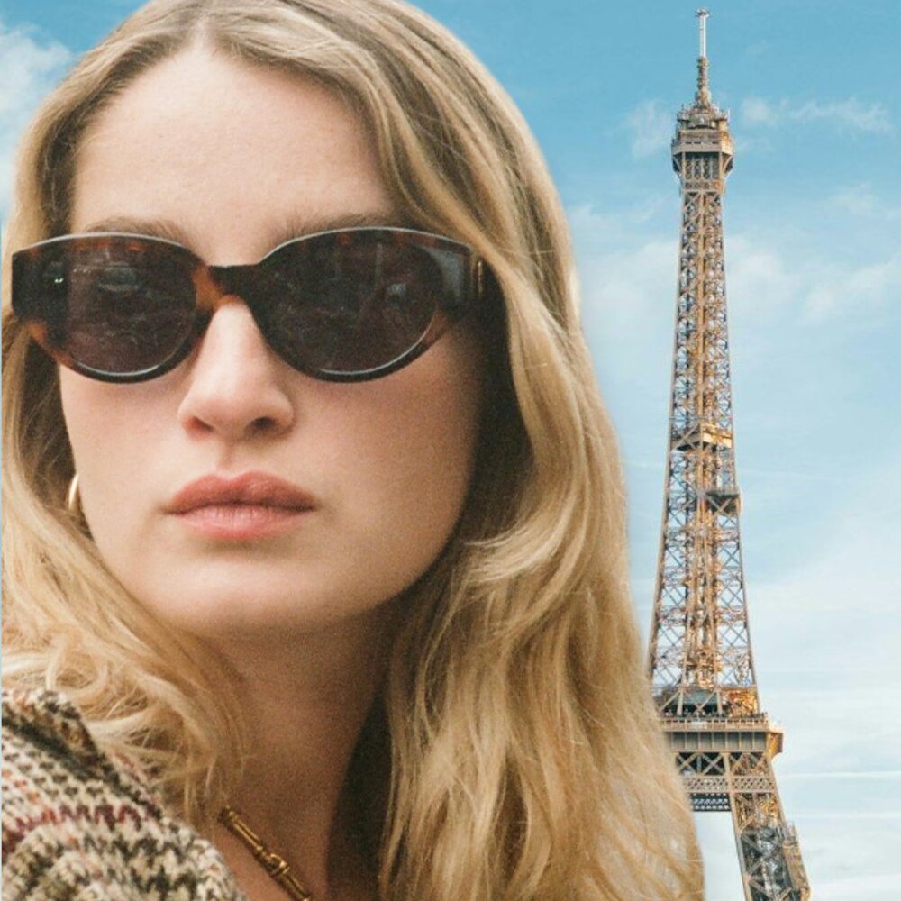 Jimmy Fairly tortoise Sunglasses Butterfly Paris France NWOT